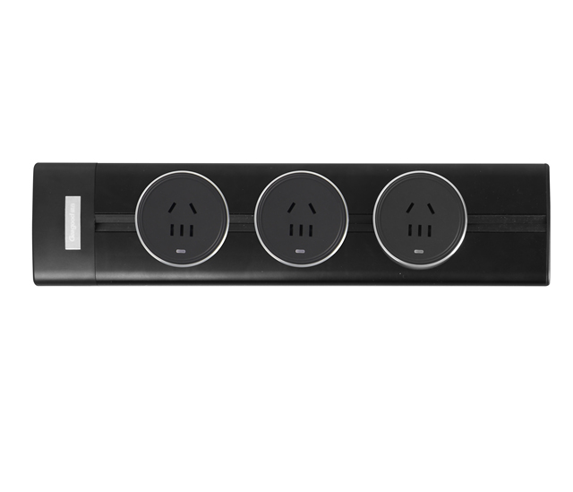 Desk Power Rail System Electric Universal Multi Smart Office Tabletop Socket UK 13A