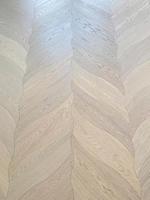 Parquet en bois à motifs irréguliers en forme de feuille, parquet en bois à motifs hexagonaux