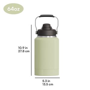 Bouteille isotherme en acier inoxydable à double paroi <span class=keywords><strong>de</strong></span> 64 oz avec boîte à collation portable et tasse <span class=keywords><strong>de</strong></span> voyage avec <span class=keywords><strong>gamelle</strong></span> pour chien - Product Image 4