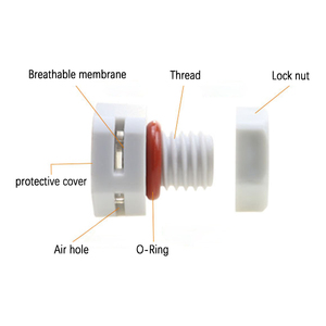 M16 * 1.5 không thấm nước cao luồng không khí tự động thoáng khí Vent van cho LED chiếu sáng - Product Image 2