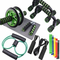 Juego de Ruedas para Abdominales, Kit de 12 Piezas, Modelo 001, Ligero, 1.35 kg