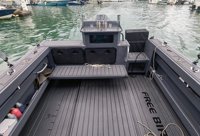 Bateau de pêche en aluminium soudé Gospel 7,5 m avec moteur hors-bord pour le divertissement et les loisirs