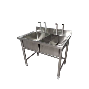 VICTORY Évier de cuisine en acier inoxydable personnalisable Fourniture d'usine Équipement de restauration pour hôtels restaurants Collecte des déchets alimentaires - Product Image 4