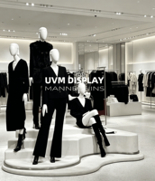 Maniquí de Mujer de Cuerpo Entero de Fibra de Vidrio Blanco - Modelo Ideal para Escaparates de Tiendas de Ropa Femenina y Bodas