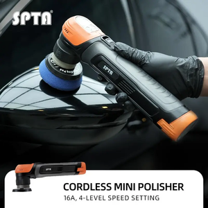 <span class=keywords><strong>SPTA</strong></span>-<span class=keywords><strong>Polisseuse</strong></span> rotative sans fil à batterie Li, double action sans balais pour polissage de voiture, CP201 - Product Image 1