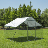 Nouvelles cages à poules écologiques imperméables pour l'extérieur avec cadre en métal galvanisé pour l'élevage de volailles