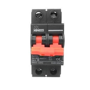 Disyuntor miniatura KINEE para sistema solar fotovoltaico 1P 2P 3P 4P 20a <span class=keywords><strong>32a</strong></span> <span class=keywords><strong>DC</strong></span> MCB con voltaje nominal de 500V 6ka Capacidad de ruptura - Product Image 1