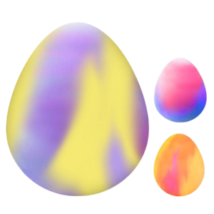   Huevos Dippin Dazzler que Cambian de Color, Juguete Sensorial Blandito de 25 Pulgadas, Suave, Antiestrés, Regalo, Material PU para Niños y Adultos - Product Image 2