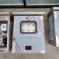 Caja de Distribución Completa Personalizada, Gabinete de Control para Farolas de Acero Inoxidable para Exteriores, Interruptor de Conmutación Manual-Automático