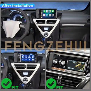 Kit de montage d'autoradio pour berline avec écran QLED, prise en charge du CarPlay sans fil pour <span class=keywords><strong>Toyota</strong></span> Scion <span class=keywords><strong>IQ</strong></span> 2012-2015 Android - Product Image 2