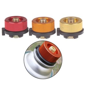 <span class=keywords><strong>Outdoor</strong></span> Camping Gasherd Konverter Camping Herd Butan gas Metall <span class=keywords><strong>adapter</strong></span> Konvertieren Kraftstoff behälter - Product Image 5