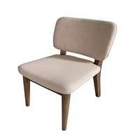 Chaise de salle à manger en bois design moderne à usage commercial pour la salle à manger Hôtel Outdoor Home Bar Park Très populaire pour les restaurants