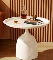 Table basse moderne et légère de luxe en métal canapé de chambre à coucher extensible et facile à assembler en fer d'art pour le salon en marbre vintage