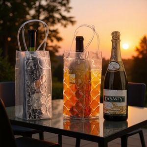 Source Factory Gel <b>Wine</b> Sleeve Ice Pack Portable PVC Cooler <b>Bag</b> For Red <b>Wine</b> Keep Cold Hand Held <b>Wine</b> Cooler 250ml - Product Image 1