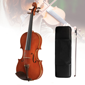Dàn Nhạc NAOMI Chạm Khắc Bằng Tay 4/4 Acoustic Violin Gỗ Châu Âu Hai Mảnh Tiger Flame Maple Spruce Bậc Thầy + Cây Vĩ Cầm - Product Image 6