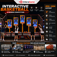 Sistema de Juego de Baloncesto Arcade para Entretenimiento Familiar, Máquina de Tiro de Baloncesto para Niños y Adolescentes