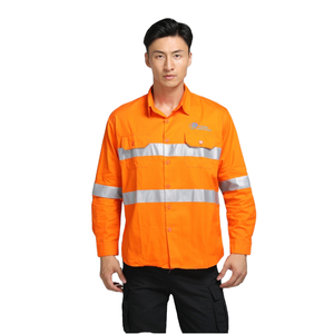 Camiseta de Seguridad de Alta Visibilidad Premium con Logotipo Personalizado Directo de Fábrica, 100% Reflectante para Hombre - Product Image 1