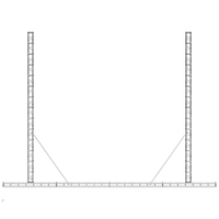 Estructura de Techo de Aleación de Aluminio de 400 mm x 400 mm con Forma Personalizada para Iluminación de Escenarios, Eventos y Conciertos, Certificada por TUV