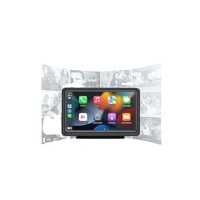 Système de navigation mondial intelligent avec écran tactile 2.5D de 7 pouces, CarPlay sans fil, Android Auto, prise en charge de la lecture vidéo, universel