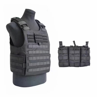 Gilet tactique camouflage sur mesure à dégagement rapide, porte-plaques rigide imperméable avec empiècements en maille pour l'entraînement sur le terrain