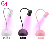 Lampe de table professionnelle 18W flexible rechargeable sans fil à gel, avec capteur tactile, lampe UV LED pour ongles, pour salon de beauté