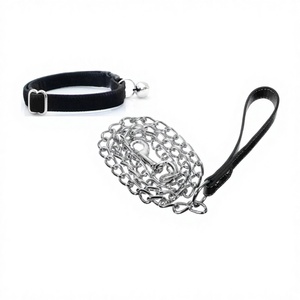 สายจูงโซ่โลหะ 5 ฟุตสำหรับแมวและสุนัขพร้อมของขวัญ - Product Image 1