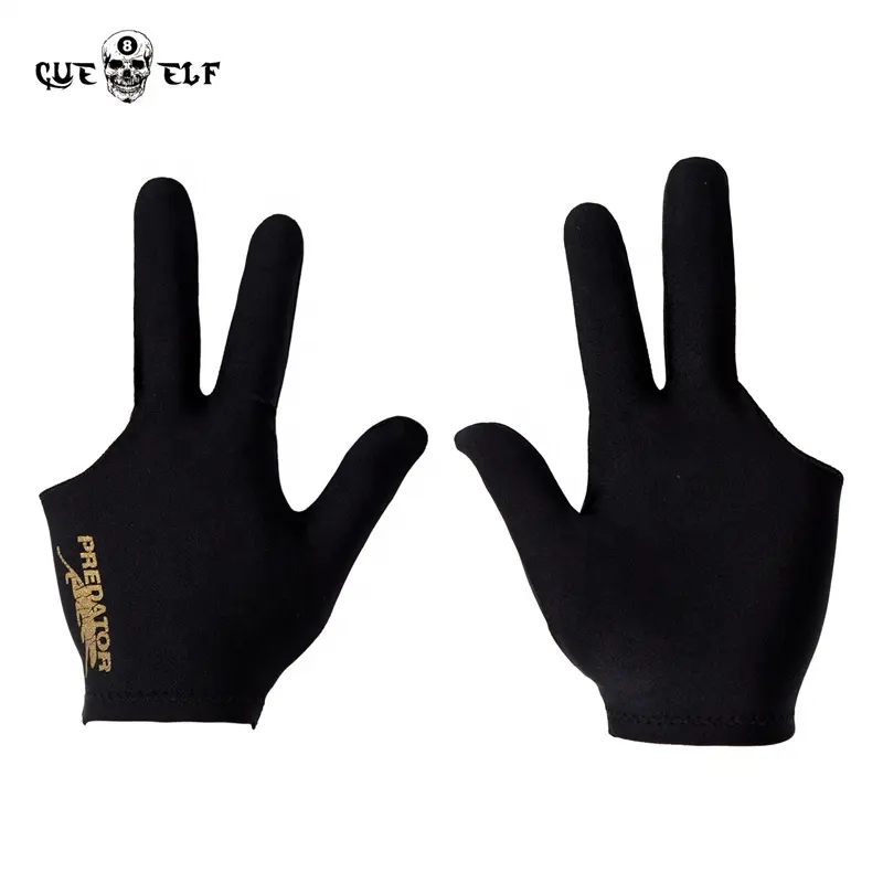 2020 embroidered logo predator billiards pool gloves cueelf new design gloves for sale