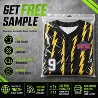 Jersey Baseball Custom Grosir Cetak Lightning Cepat Kering Bernapas Kancing Depan Poliester Sublimasi Seragam Tim Atasan