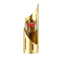 Les fabricants fournissent des tasses en métal personnalisées, trophée en métal poli, colonne Simple, 6 couleurs en option