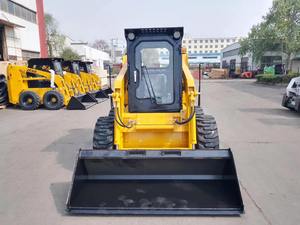 中国制造商 CAT 型重型 1T 2T 3T 4T 超大负载柴油滑移装载机，带舒适驾驶室 - Product Image 1