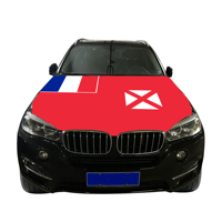 Vente en gros 120x150cm Wallis_and_Futuna housses de capot de voiture drapeau de capot de moteur résistant à l'usure et Durable housses de capot de voiture en gros