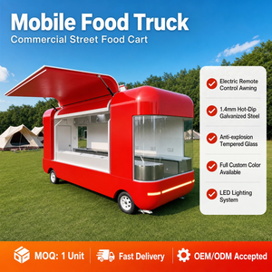 Food Truck Angolare Giallo di Alta Qualità, Carretto <span class=keywords><strong>Mobile</strong></span> per <span class=keywords><strong>Caffè</strong></span>, Cucina Aerodinamica per Street Food, BBQ, Dolciumi, Patatine e Altri Prodotti - Product Image 5