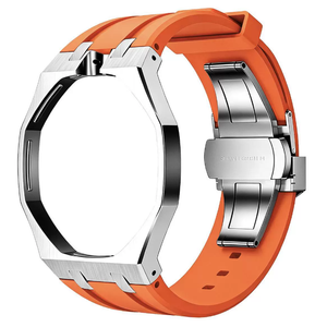 Boîtier de montre de luxe en acier inoxydable Blues pour kit de modification <span class=keywords><strong>Swatch</strong></span> Lépine - Style Royal - Kit de conversion de montre de poche avec couronne à 12 heures - Product Image 6