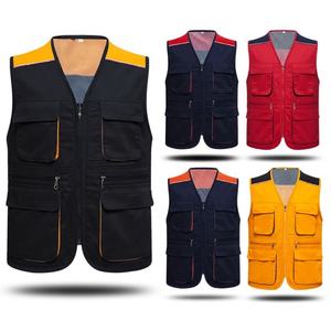 Haute qualité personnalisé Camping hommes multi-poches Cargo gilet travail gilet pêche à la mouche gilet été vêtements d'extérieur étanche - Product Image 5