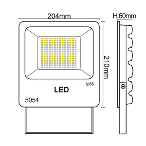 Cao lumen 16000LM pf0.9 xây dựng chiếu sáng 100 wát IP65 không thấm nước <span class=keywords><strong>LED</strong></span> Flood vườn lũ ánh sáng - Product Image 4