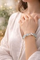 Ensemble de bijoux Hisera en cristal naturel : bracelet, collier, bague, cadeau bouddhiste, fournitures de fabrication de bijoux, perles de cristal en gros, pendentif, breloque