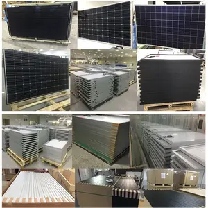 JA N-Typ Solarpanel 435 W 440 W 445 W 450 W 455 W vollschwarzes zweiseitiges Solarpanel in den USA EU im Warenlager auf Lager