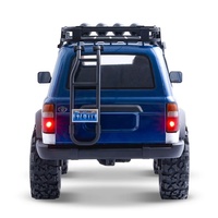 Coche RC FMS 1/10 Land Cruiser LC80 RS FCX10 PRO sin Escobillas, Control Remoto de 2.4 GHz, Eje Portal, Transmisión de Dos Velocidades, Diferenciales con Bloqueo