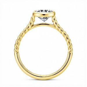 Anillo Moderno con Diamante Redondo de 1.50 Quilates Cultivado en Laboratorio para Mujer, en Plata de Ley 925, Titanio, Oro de 10K, 14K, 18K, Joyería Minimalista - Product Image 5
