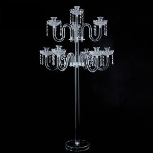 ZT250076 Vente chaude d'usine Candélabres en acrylique, supports de <span class=keywords><strong>bougies</strong></span> pour allée de mariage, lustre de salon, fourniture du fabricant - Product Image 3