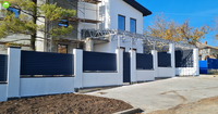 Clôture en Aluminium persienne clôture en Aluminium conception de clôture jardin en Aluminium balcon clôture d'intimité