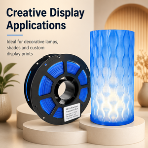 PETG Basic Lichtdiffusie Blauw Filament Spoel Lage Vervorming Printmateriaal 3D Printer Filament voor 3D-printen - Product Image 4