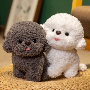 Juguete de Peluche Rizado y Esponjoso <span class=keywords><strong>para</strong></span> Perro, Poodle, Bichón, Kawaii, Mini Muñeco de Peluche, Regalo, Fabricación Personalizada OEM ODM, Venta al Por Mayor - Product Image 2