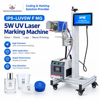 Imprimante laser UV volante 5 watts, machine de marquage laser UV IPS-LUV5W F MG 355nm, produit phare