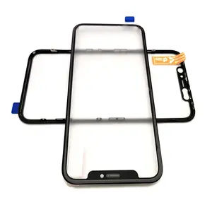 KULI Phone wholesale Parts For IPhone 11 12 13 pro max mini Touch Panel Repair Replacement Screen front glass with oca frame