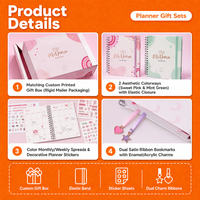 Carnet de notes A5 personnalisable OEM, agenda, carnet de planification, bloc-notes, fournitures scolaires et de bureau, fournisseur en gros, papier spirale