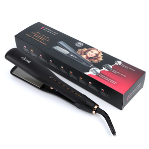 <span class=keywords><strong>Piastra</strong></span> Arricciacapelli Elettrica Portatile a LED con 6 Denti in Titanio, Funzione di Spegnimento Automatico, Strumento per Styling e Volume - Product Image 5