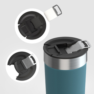 Tasses isothermes <span class=keywords><strong>en</strong></span> métal Hong Ling de 20 oz, gobelets <span class=keywords><strong>en</strong></span> acier inoxydable à double paroi isolés sous vide avec couvercle à paille - Product Image 2