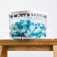 Boîtes de rangement pour lessive ANYA, hermétiques, transparentes, sans BPA, grande capacité, pour capsules de lessive, perles de lessive, détergent