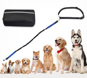 Kingtale Adjustable Waist <strong>Belt</strong> Reflective Durable Bungee Hands Free <strong>Dog</strong> Leash with Zipper Pouch for <strong>Dogs</strong> Running <strong>Walking</strong> Hiking - Product Image 6